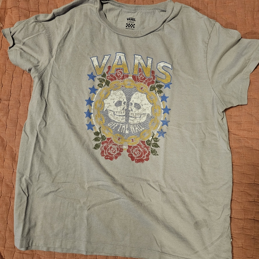 Vans skull tee